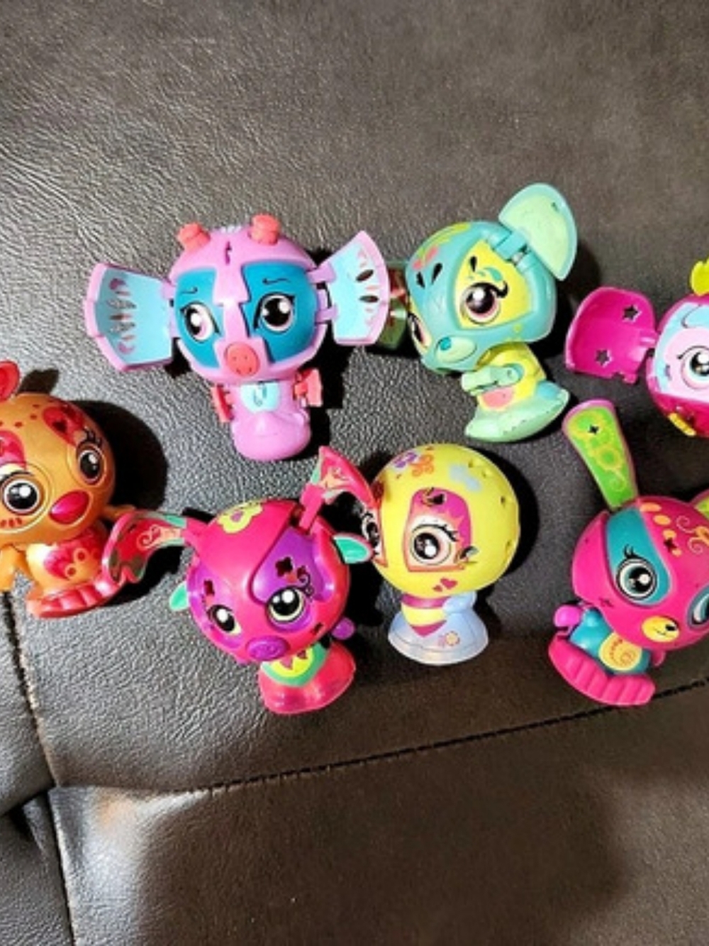 7 Spin Master Zoobles Spring to Life Transforming Animal Figures Lot